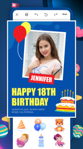 اسکرین شات 5 برنامه Poster Maker & Flyer Maker