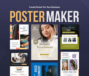 اسکرین شات برنامه Poster Maker, Flyer Maker 1