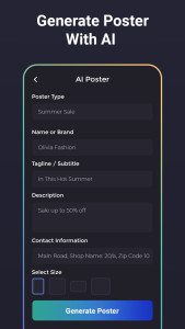اسکرین شات 3 برنامه Poster Maker, Flyer Maker