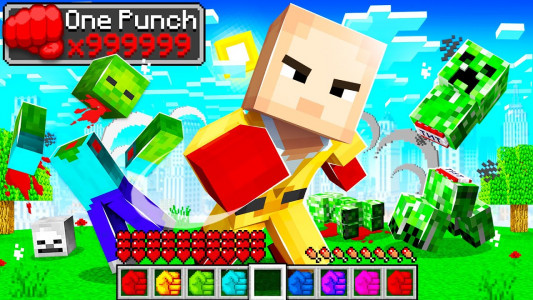 اسکرین شات برنامه Saitama One Punch Man Mod MCPE 1