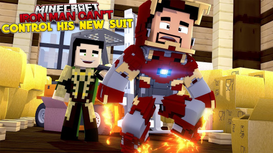 اسکرین شات برنامه IronMan Skin Mod For Minecraft 4