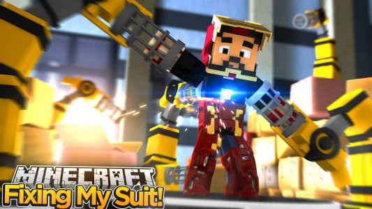 اسکرین شات برنامه IronMan Skin Mod For Minecraft 5