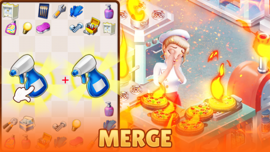 اسکرین شات بازی Merge Restaurant: Makeover 8