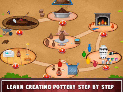 اسکرین شات بازی Pottery Simulation - Create Fashionable Clay Art 3