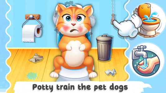 اسکرین شات بازی Potty Training - Pet Care Game 5