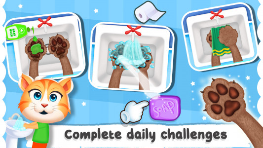 اسکرین شات 7 بازی Virtual Pet Care BabySitter