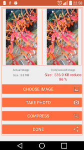 اسکرین شات برنامه Compress Image , Resize and Crop 1