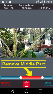 اسکرین شات برنامه Remove Middle Parts Video 2