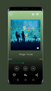 اسکرین شات برنامه Music Player - MP3 Player Pro 1