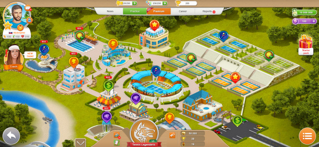 اسکرین شات 5 بازی Tennis Mania Mobile