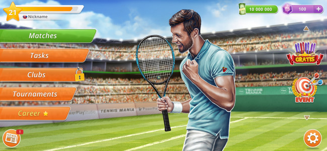 اسکرین شات بازی Tennis Mania Mobile 2
