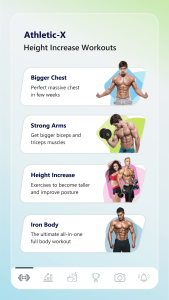 اسکرین شات 1 برنامه Height Increase Workout