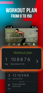 اسکرین شات 2 برنامه 150 Dips Workout: Strong Arms