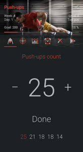 اسکرین شات برنامه 200 Push-Ups Workout - Personal Trainer 1