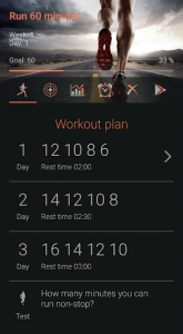 اسکرین شات برنامه Run 60 min - Stamina Workout 1