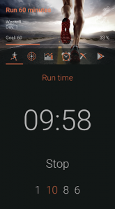 اسکرین شات برنامه Run 60 min - Stamina Workout 2