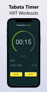 اسکرین شات برنامه Interval Timer: Tabata Timer 3