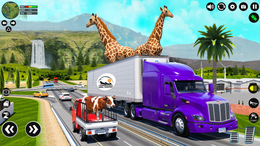 اسکرین شات 3 بازی Animal Transport Truck Driving
