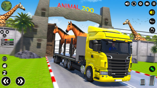 اسکرین شات 2 بازی Animal Transport Truck Driving