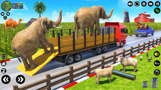 اسکرین شات 5 بازی Animal Transport Truck Driving