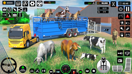 اسکرین شات بازی Animal Cargo Truck Transporter 2