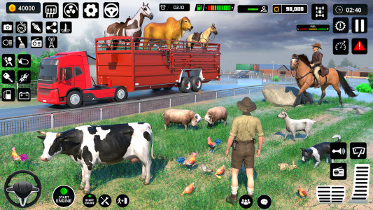 اسکرین شات بازی Animal Cargo Truck Transporter 1