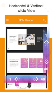 اسکرین شات برنامه PPT Viewer: PPT Reader, PPT Presentation App 4