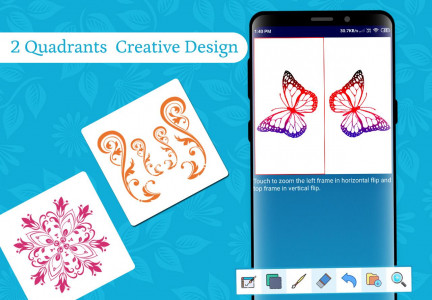 اسکرین شات 1 برنامه Mirror Drawing Maker