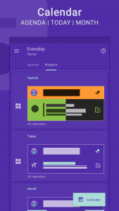 اسکرین شات 1 برنامه Everyday | Calendar Widget