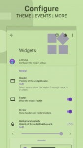 اسکرین شات 7 برنامه Everyday | Calendar Widget