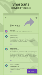 اسکرین شات 7 برنامه Rotation | Orientation Manager