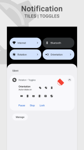 اسکرین شات 5 برنامه Rotation | Orientation Manager