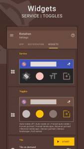 اسکرین شات 6 برنامه Rotation | Orientation Manager