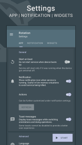 اسکرین شات 4 برنامه Rotation | Orientation Manager
