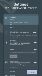 اسکرین شات برنامه Rotation | Orientation Manager 4