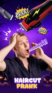 اسکرین شات 1 برنامه Prank Sounds: Haircut & Taser