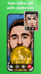 اسکرین شات 1 برنامه Fake Call Video - Prank Call