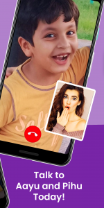 اسکرین شات برنامه Aayu and Pihu fake Call & Chat 2
