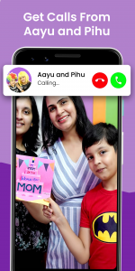 اسکرین شات برنامه Aayu and Pihu fake Call & Chat 3