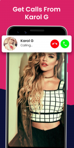 اسکرین شات برنامه Karol G Fake Video Call & Chat 3