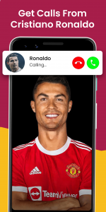 اسکرین شات برنامه Cristiano Ronaldo Call & Chat 3
