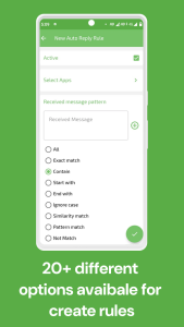 اسکرین شات 2 برنامه Auto Respond ALL social media