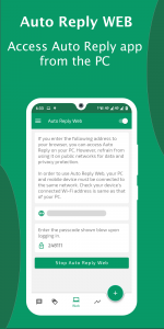 اسکرین شات برنامه Auto Reply Chat Bot 4