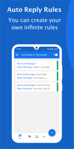 اسکرین شات برنامه Auto Reply for FB Messenger - AutoRespond Bot 1