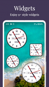 اسکرین شات برنامه Clock Live Wallpaper 7