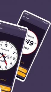 اسکرین شات 2 برنامه Clock Live Wallpaper