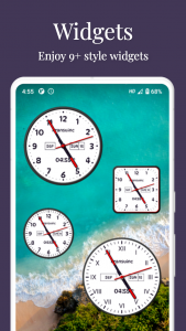اسکرین شات 7 برنامه Clock Live Wallpaper