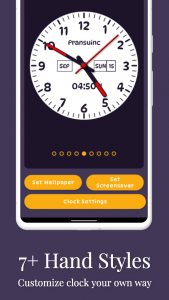 اسکرین شات برنامه Clock Live Wallpaper 4