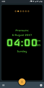 اسکرین شات 2 برنامه Digital Clock