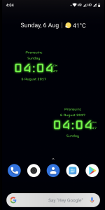 اسکرین شات 7 برنامه Digital Clock